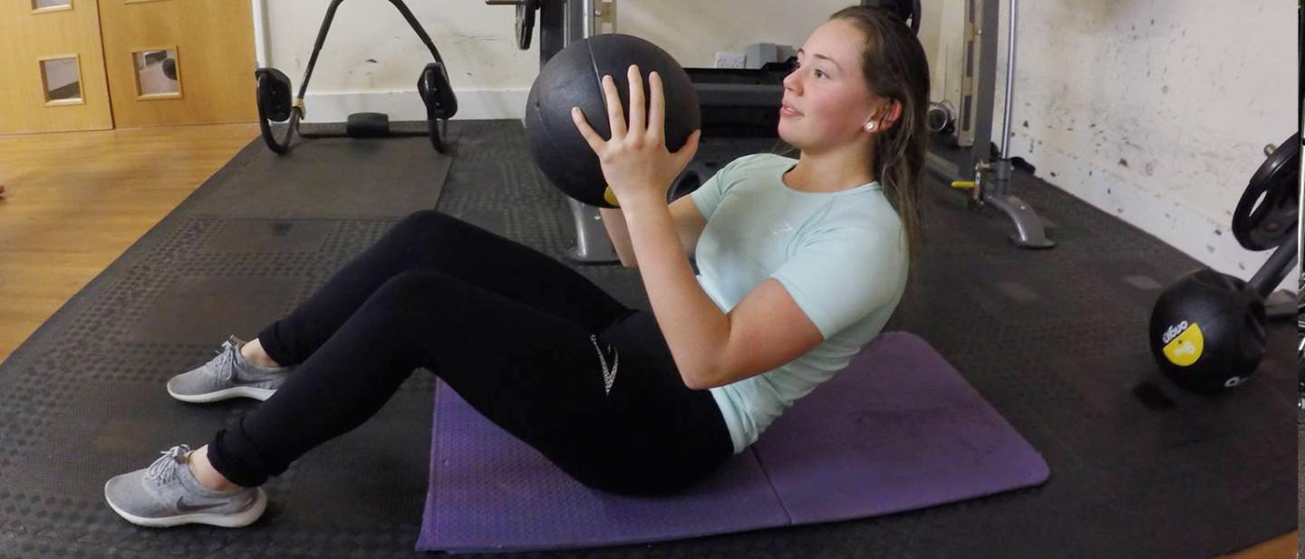 Lady at the gym